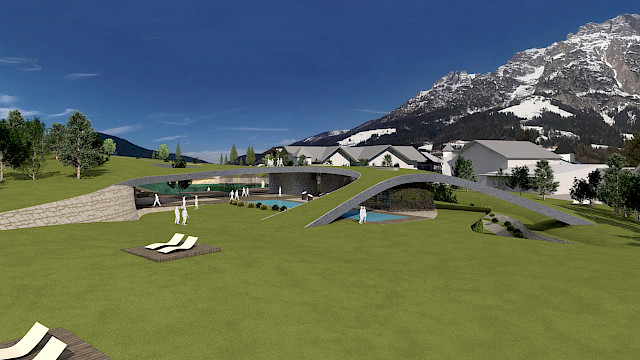 Neues Wellnessareal Krallerhof
