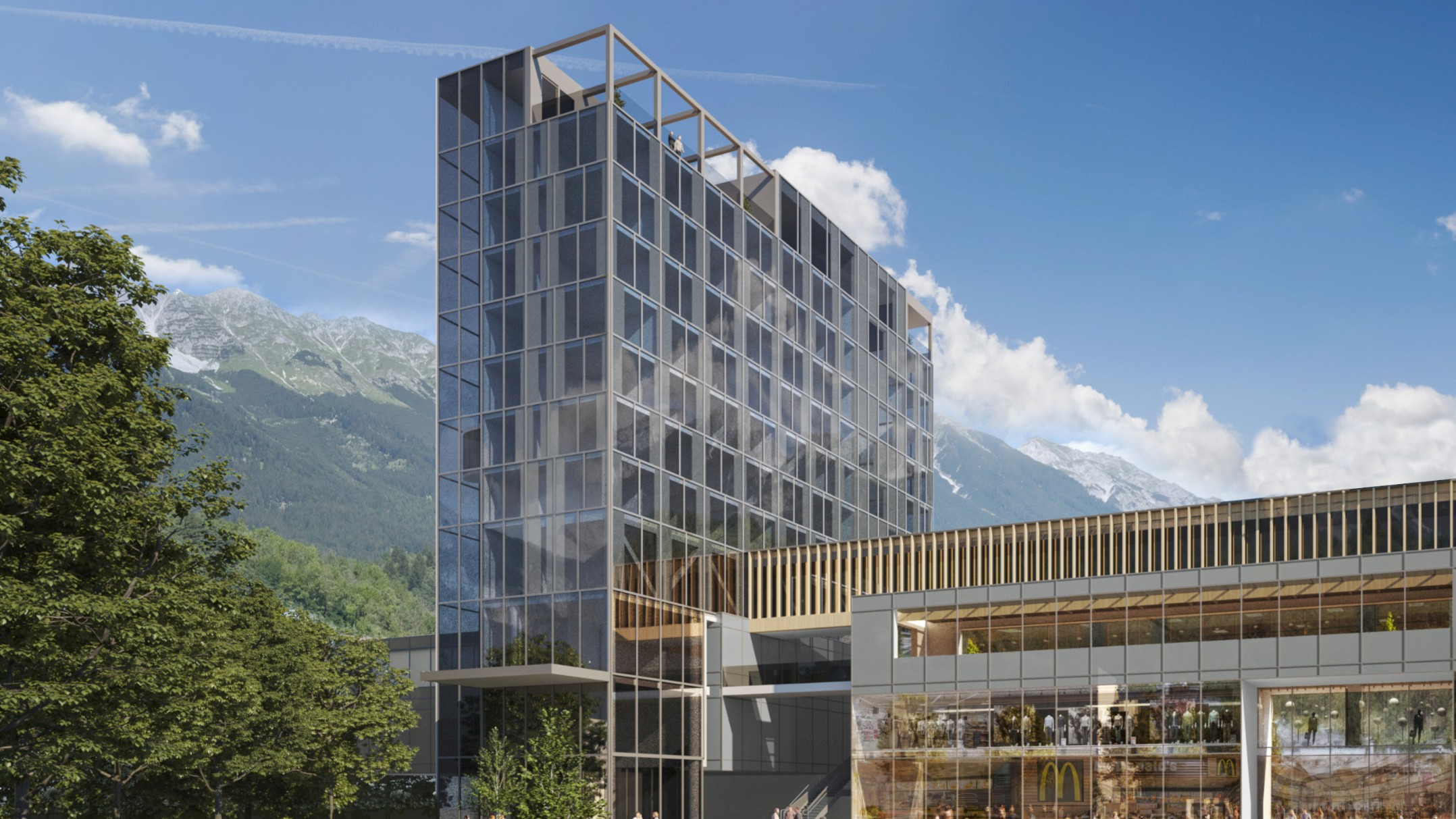 Concept hotel, office & commercial building