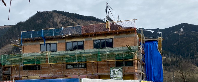 Rapid construction progress of the KIGA+ in Maishofen