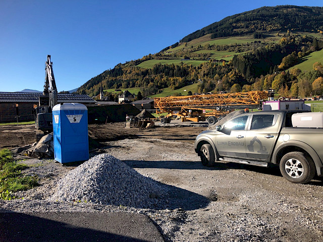 BAUSTART für das Feuerwehrhaus in Stuhlfelden