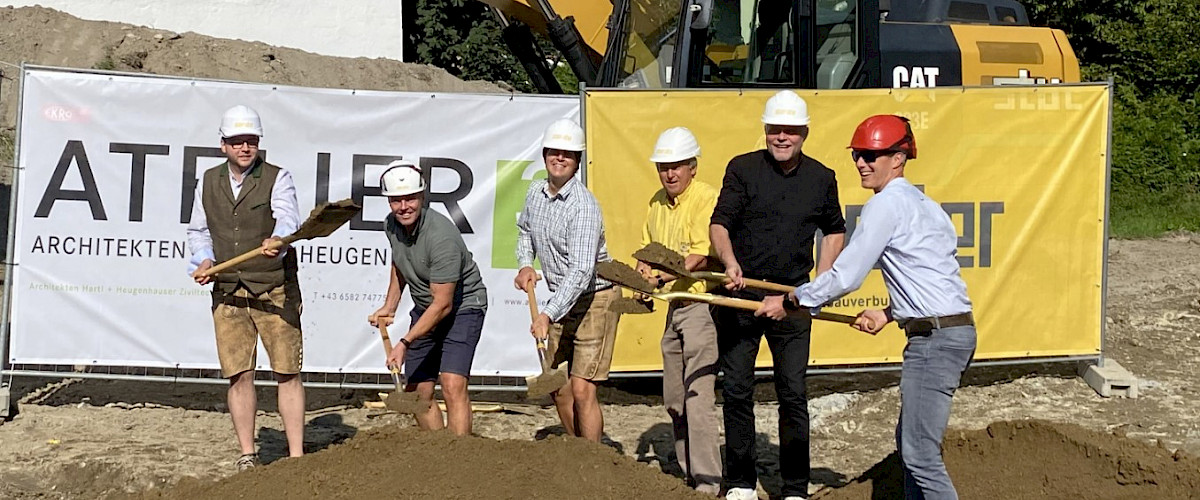  Groundbreaking ceremony for the staff accommodation of the Hotel Waldhof in Zell am See